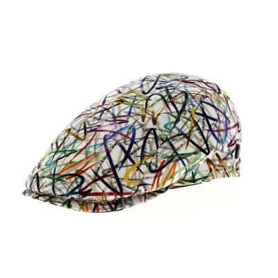 Casquette Plate Bang Graffitis Coton - Traclet