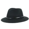 Chapeau Annecy Fedora Feutre Noir Imperméable - Traclet