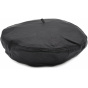 Furio Adjustable Beret Black Leather - Traclet