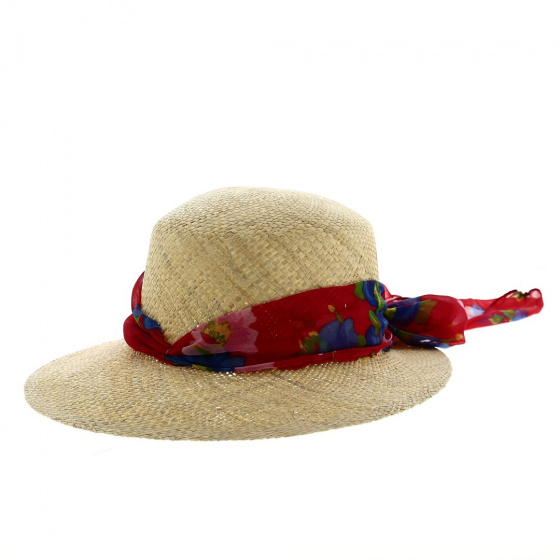 Casquette Wimbledon Paille Naturel - Traclet