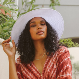 Capeline rosie anti uv UPF 50+ Blanc - House of Ord