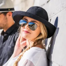 Chapeau Breton Noir Polyester - Rigon Headwear