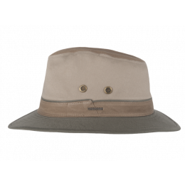 Hat Traveller Xavier Cotton Beige & Khaki - Hatland