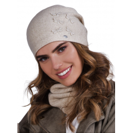 Women's Elza Beige Beanie - Traclet