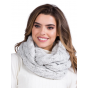 Snood - Luna Light Gray Neck Warmer - Traclet