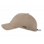 Yagiz Velvet Beige Baseball Cap - Hatland