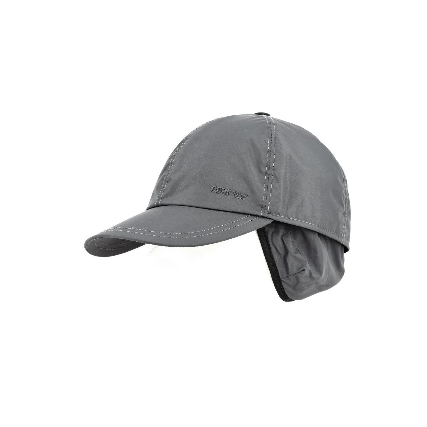 Anthracite Gray Morris Ear Flap Cap - Hatland