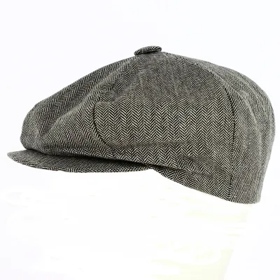 Casquette Irlandaise Strip Soie Beige - City Sport Reference : 14684| Chapellerie Traclet