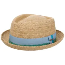 Chapeau Pork Pie Diamond Raffia Paille naturelle - Stetson