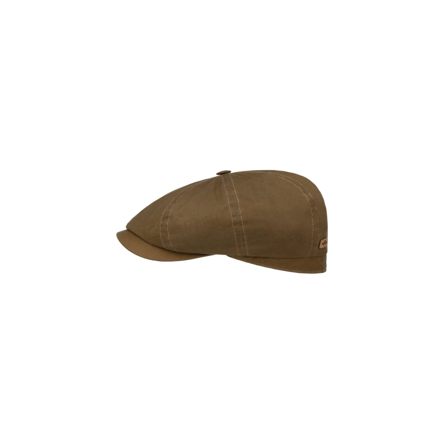 Casquette Hatteras Cuir Ciré Marron - Stetson
