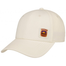 Baseball cap white cotton cream - Stetson