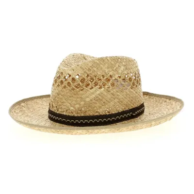 Chapeau Traveller Planteur Paille Naturelle - Traclet