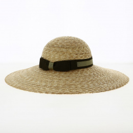 Natural Straw Summer Capeline - Traclet