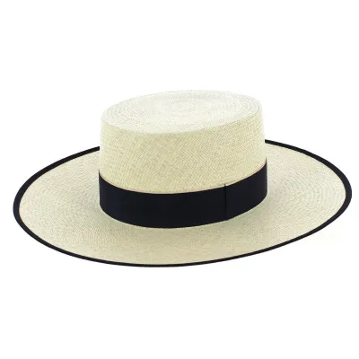Cordobes Panama Hat with Black Ribbon Reference: 14763 | Traclet Hat Shop
