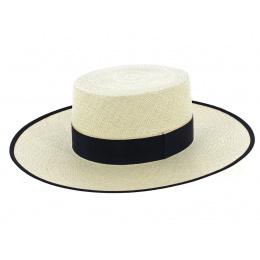 Cordobes Panama Hat Black Ribbon