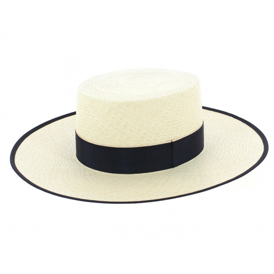 Chapeau Cordobes Panama Ruban Marine Chapeau Cordobes Panama Ruban Marine