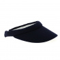 Sylvie Cotton Visor Cap Navy Blue - Traclet