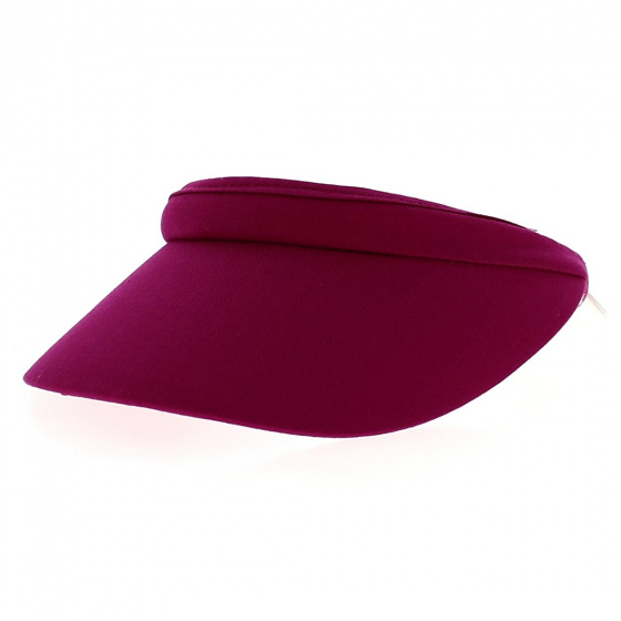 Sylvie Cotton Visor Cap Pink Fushia - Traclet