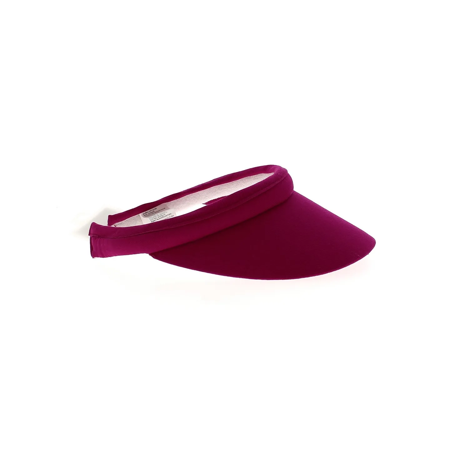 Casquette Visière Sylvie Coton Rose Fushia - Traclet