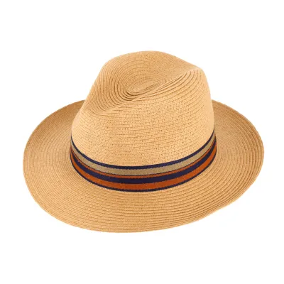 Chapeau Fédora Caprera Paille Papier - Traclet