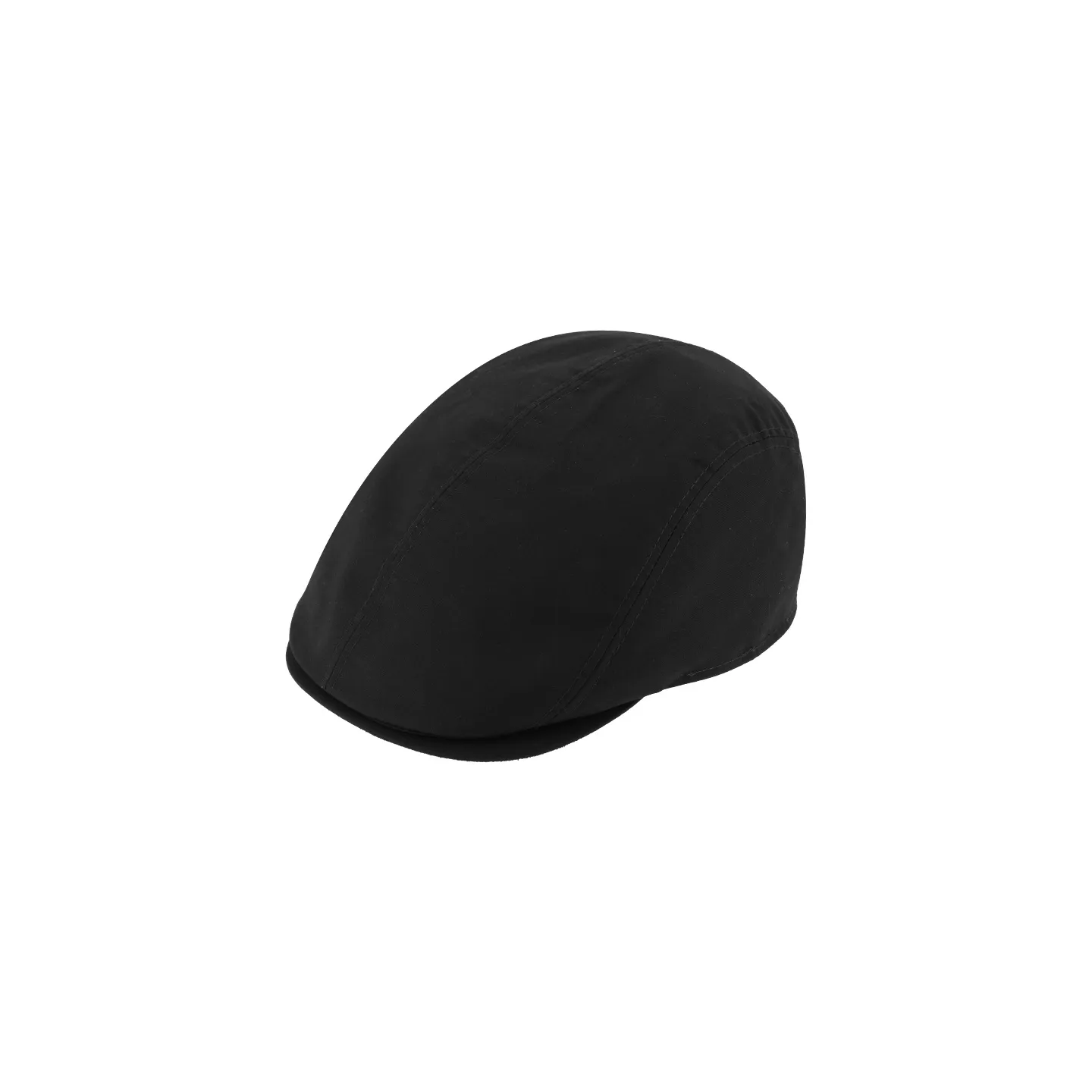 Black Waterproof Cotton Flat Cap Bastia - Traclet - Traclet ref 14832