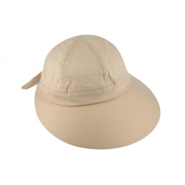 Large Visor Cap Amalfi Beige - Traclet