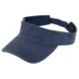 Calvia Cotton Navy Visor Cap - Traclet