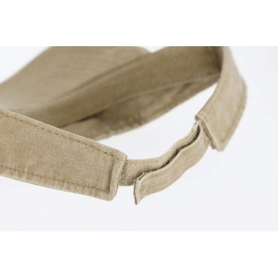 Casquette visière Calvia Coton Beige - Traclet Casquette visière Calvia Coton Beige - Traclet