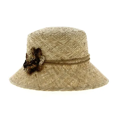 Chapeau Cloche Petra Paille Naturelle - Traclet