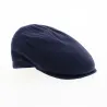 Casquette Plate Poggy Chanvre Bleu - Flechet