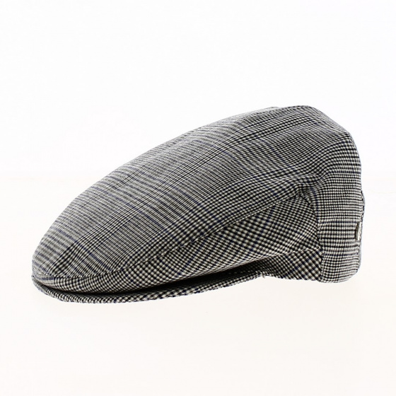 Casquette Plate à Carreaux Paga Coton - Flechet