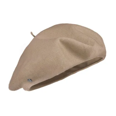 Summer Pluma Sesame Cotton Beret - Heritage by Laulhère by Laulhère Reference: 11600 | Chapellerie Traclet