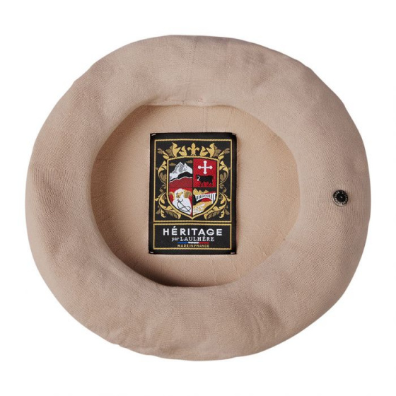 Béret Été Pluma Sésame Coton - Héritage par Laulhère Béret Été Pluma Sésame Coton - Héritage par Laulhère