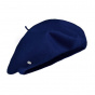 Blue Cotton Summer Pluma Beret - Heritage by Laulhère