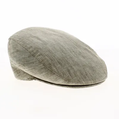 Casquette Plate Boston Lin Beige - Traclet