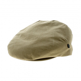 Ero Cotton Beige Flat Cap - City Sport
