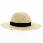Catalan Wide Brim Natural Straw Hat - Traclet