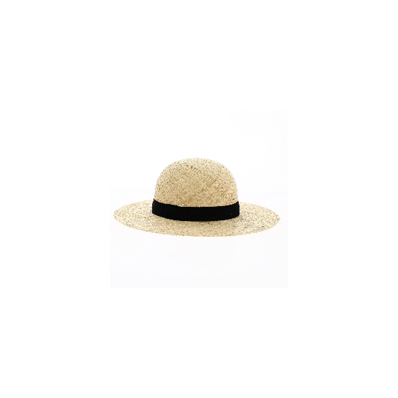 Catalan Wide Brim Natural Straw Hat - Traclet