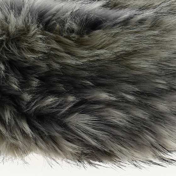 Courchevel Grey Faux Fur Beanie Hat - Traclet