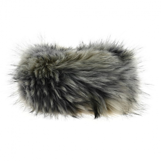 Toque Courchevel Pelage Gris Fausse Fourrure - Traclet Toque Courchevel Pelage Gris Fausse Fourrure - Traclet
