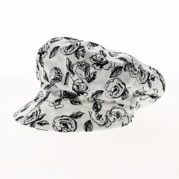 Cap Gavroche Riviera Reversible Black & White - Traclet