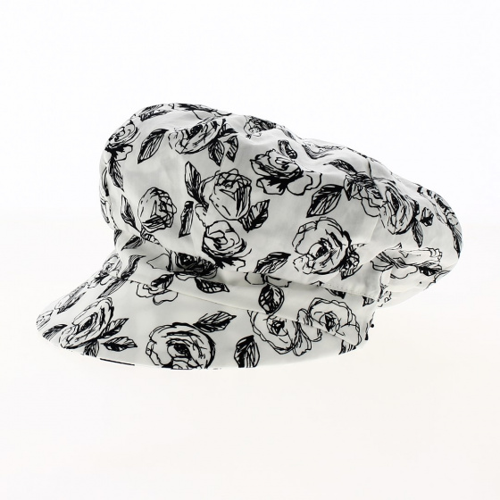 Casquette Gavroche Riviera Réversible Noir & Blanc - Traclet Casquette Gavroche Riviera Réversible Noir & Blanc - Traclet