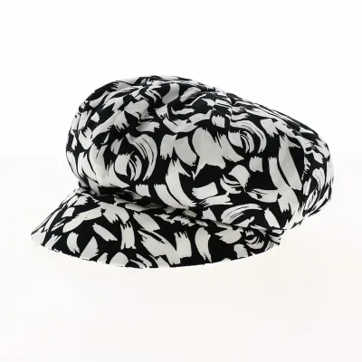 Casquette Gavroche Riviera Réversible Noir & Blanc - Traclet