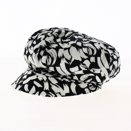 Cap Gavroche Riviera Reversible Black & White - Traclet