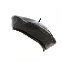 Basque Beret Brown Nappa Leather - Traclet