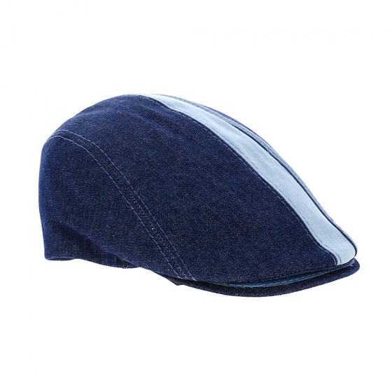 Flat cap Doma Denim Jean Cotton Blue - Traclet
