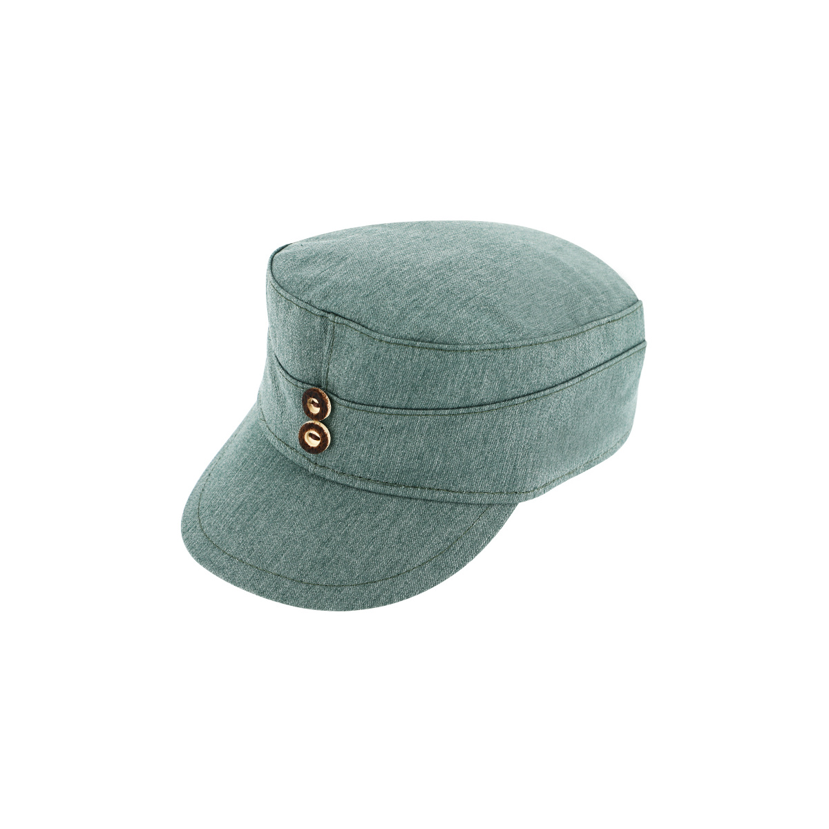 Casquette Militaire Vintage Jaune En Coton - Taille Unique - Modèle Havana - Neuf Avec étiquettes