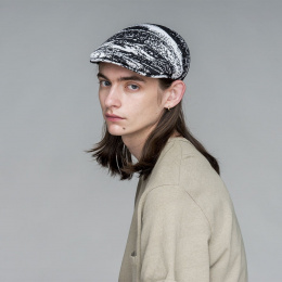 Casquette Plate StyleTo 507 Noir & Blanc - Kangol