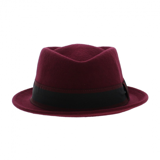 Chapeau Porkpie Impéria Bordeaux - Traclet