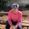 Duck Bill Cap Broker Cotton Flower Pattern - Traclet
